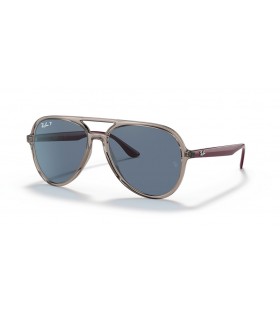 Ray - Ban RB4376 L (57-16) Mavi lensli ve Gri çerçeveli güneş Gözlüklü