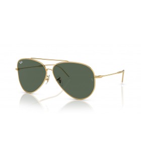 Ray - Ban RBR0101S HavacÄ± Ters XXL (62-11) YeÅŸil lensli ve AltÄ±n Ã§erÃ§eveli gÃ¼neÅŸ GÃ¶zlÃ¼ÄŸÃ¼