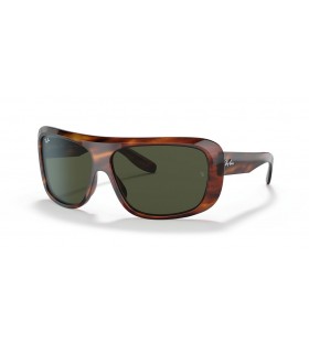 Ray - Ban RB2196 Blair L (64-13) Yeşil lensli ve Kahverengi çerçeveli güneş Gözlüklü