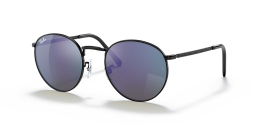 Ray-Ban RB3637 Nueva Ronda XS (50 - 21) con lentes Azules y Negro Gafas de sol de montura