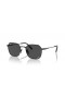 Ray-Ban RB8094 Jim Titanio M (53 - 20) con Gris y lentes de marco Negro, Gafas de sol