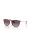 Ray-Ban RB4171 Erika de Disney de Minnie Mouse M (54 - 18) con Gris lentes y Gafas de sol de montura Roja