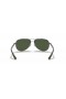 Ray-Ban RB8313 de Fibra de Carbono XL (61 - 13) con lentes de color Verde y Plata Gafas de sol de montura