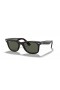 Ray-Ban RB2140 Original Wayfarer Classic L (50 - 22) con lentes de color Verde y la Tortuga Gafas de sol de montura