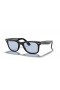 Ray-Ban RB2140F Original Wayfarer Classic L (52 - 22) con lentes Azules y Negro Gafas de sol de montura