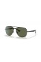 Ray-Ban RB3683 L (56 - 15) con lentes de color Verde y Negro Gafas de sol de montura