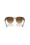 Ray-Ban RB0298S Mega ojo de halcón L (53 21) con lentes Marrones y la Tortuga Gafas de sol de montura