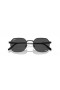 Ray-Ban RB8094 Jim Titanio M (53 - 20) con Gris y lentes de marco Negro, Gafas de sol