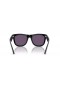 Ray-Ban RBR0502SF Caminante Inversa M (53 - 20) con Violeta y lentes de marco Negro, Gafas de sol