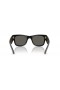 Ray-Ban RB0840S Mega Caminante se desmayó de la Colección de M (51 - 21) con Gris y lentes de marco Negro, Gafas de sol