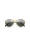 Ray-Ban RB3637 Nueva Ronda XXS (47 - 21) con la Plata y lentes de Gafas de sol de montura de Oro