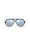 Ray-Ban RB4125M de la Scuderia Ferrari de Colección de M (57 - 14) con la Plata y lentes de marco Negro, Gafas de sol