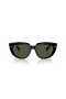 Ray-Ban RB2286 Doreen M (49 - 20) with Green lenses and Black frame Sunglasses
