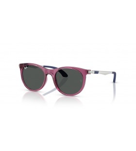 Ray-Ban RB9082S Niños L (47 - 17) con Gris lentes y Violeta Gafas de sol de montura
