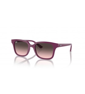 Ray-Ban RB9071S Niños L (48 - 18) con lentes de color Rosa y Violeta Gafas de sol de montura