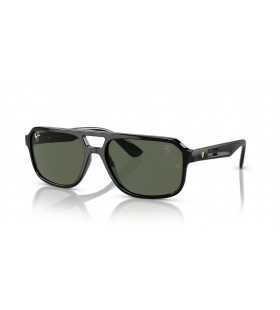 Ray-Ban RB4414M de la Scuderia Ferrari de Colección L (58 - 17) con lentes de color Verde y Negro Gafas de sol de montura