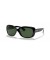 Ray-Ban RB4101 جاكي أوه م (58 - 17) مع الأخضر العدسات و النظارات الشمسية الإطار الأسود