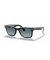 Ray-Ban RB2140 الأصلية عابر سبيل ذو لونين لتر (50 - 22) مع الأزرق العدسات و النظارات الشمسية الإطار الأسود