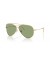 Ray-Ban RBR0101S الطيار العكسي L (59 - 11) مع الأخضر العدسات الذهب الإطار النظارات الشمسية