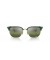Ray-Ban RB4416F جديدة Clubmaster XXL (55 - 20) مع الفضة العدسات الخضراء نظارات الإطار