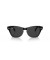 Ray-Ban RB0707S XL (53 - 21) مع الأسود العدسات و النظارات الشمسية الإطار الأسود