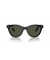 Ray-Ban RB2241 عابر سبيل الطريق XL (54 - 21) مع الأخضر العدسات و النظارات الشمسية الإطار الأسود