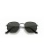 Ray-Ban RB3548N سداسية شقة العدسات XL (54 - 21) مع الأخضر العدسات و النظارات الشمسية الإطار الأسود