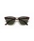 Ray-Ban RB3016F Clubmaster الكلاسيكية XL (55 - 19) مع الأخضر العدسات السلحفاة نظارات الإطار