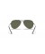 Ray-Ban RB3025 الطيار الكلاسيكية م (55 - 14) مع الأخضر العدسات و النظارات الشمسية الإطار الأسود