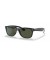 Ray-Ban RB2132 جديد عابر سبيل الكلاسيكية م (55 - 18) مع الأخضر العدسات و النظارات الشمسية الإطار الأسود
