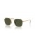 Ray-Ban RB3694 جيم لتر (53 - 20) مع الأخضر العدسات الذهب الإطار النظارات الشمسية