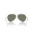 Ray-Ban RBR0101S ليني كرافيتز X الطيار العكسي L (59 - 11) مع الفضة العدسات و النظارات الشمسية الإطار الفضي