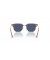 Ray-Ban RB9116S جديدة Clubmaster الاطفال XL (47 - 17) مع الأزرق عدسات و نظارات الإطار الوردي