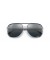Ray-Ban RB2198 بيل م (60 - 14) مع عدسات شفافة و الأزرق نظارات الإطار