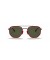 Ray-Ban RB3748M سكوديريا فيراري جمع ل (52 - 22) مع الأخضر العدسات و النظارات الشمسية الإطار الأسود