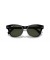 Ray-Ban RB0707SF XL (53 - 21) مع الأخضر العدسات و النظارات الشمسية الإطار الأسود