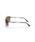 Ray-Ban RB3498 XXL (61 - 17) مع البني العدسات و النظارات الشمسية الإطار الفضي