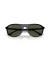 Ray-Ban RB2215 XL (56 - 20) مع الأخضر العدسات و النظارات الشمسية الإطار الأسود