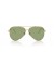 Ray-Ban RBR0101S الطيار العكسي L (59 - 11) مع الأخضر العدسات الذهب الإطار النظارات الشمسية