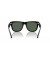 Ray-Ban RBR0502SF عابر سبيل عكس م (53 - 20) مع الأخضر العدسات و النظارات الشمسية الإطار الأسود