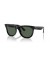 Ray-Ban RBR0502SF عابر سبيل عكس م (53 - 20) مع الأخضر العدسات و النظارات الشمسية الإطار الأسود