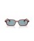 Ray-Ban RB4455 زوري الحيوي القائم ق (49 - 19) مع الأزرق العدسات البني نظارات الإطار
