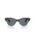 Ray-Ban RB2341 Clubmaster طريقة م (51 - 19) مع العدسات الزرقاء و هافانا نظارات الإطار