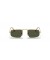 Ray-Ban RB3957 جولي S (49 - 20) مع الأخضر العدسات الذهب الإطار النظارات الشمسية