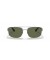 Ray-Ban RB3687 XL (61 - 17) مع الأخضر العدسات و النظارات الشمسية الإطار الفضي