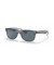 Ray-Ban RB2132F جديد عابر سبيل الكلاسيكية م (55 - 18) مع الأزرق العدسات رمادي نظارات الإطار