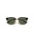 Ray-Ban RB9116S جديدة Clubmaster الاطفال XL (47 - 17) مع الأخضر العدسات و النظارات الشمسية الإطار الأسود