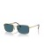 Ray-Ban RB3717 XL (57 - 18) مع العدسات الزرقاء والذهب نظارات الإطار