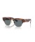 Ray-Ban RB0316S ميجا Clubmaster XL (53 - 21) مع الأزرق العدسات البني نظارات الإطار