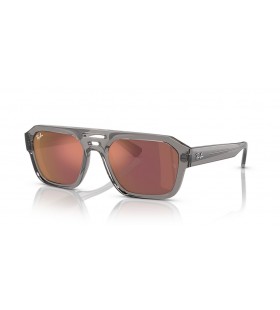 Ray-Ban RB4397 كوريجان الحيوي القائم م (54 - 20) مع الأحمر العدسات رمادي نظارات الإطار